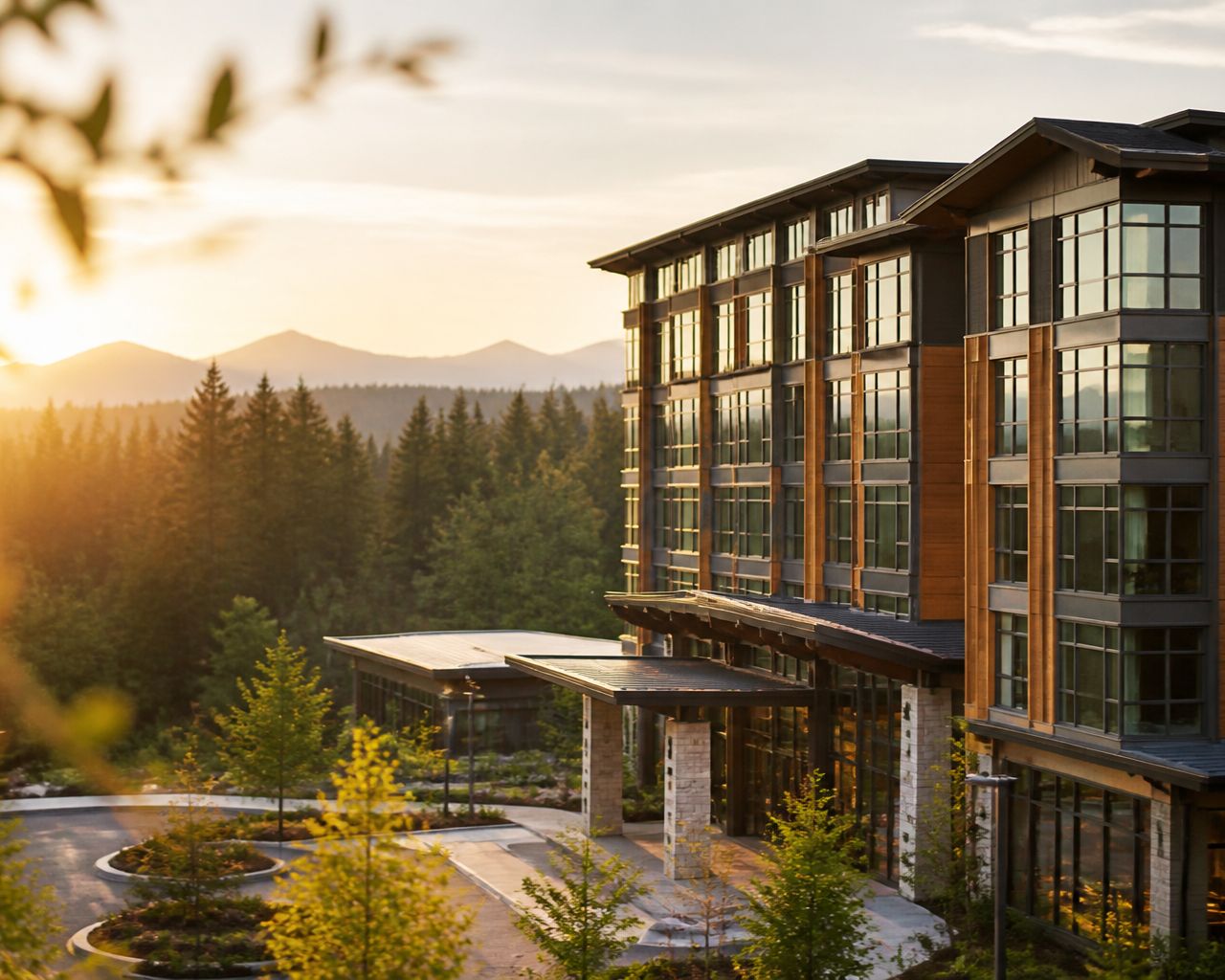 Hyatt House Bellevue/Redmond in Bellevue, Washington — Extended-stay Hyatt House with full kitchens.
