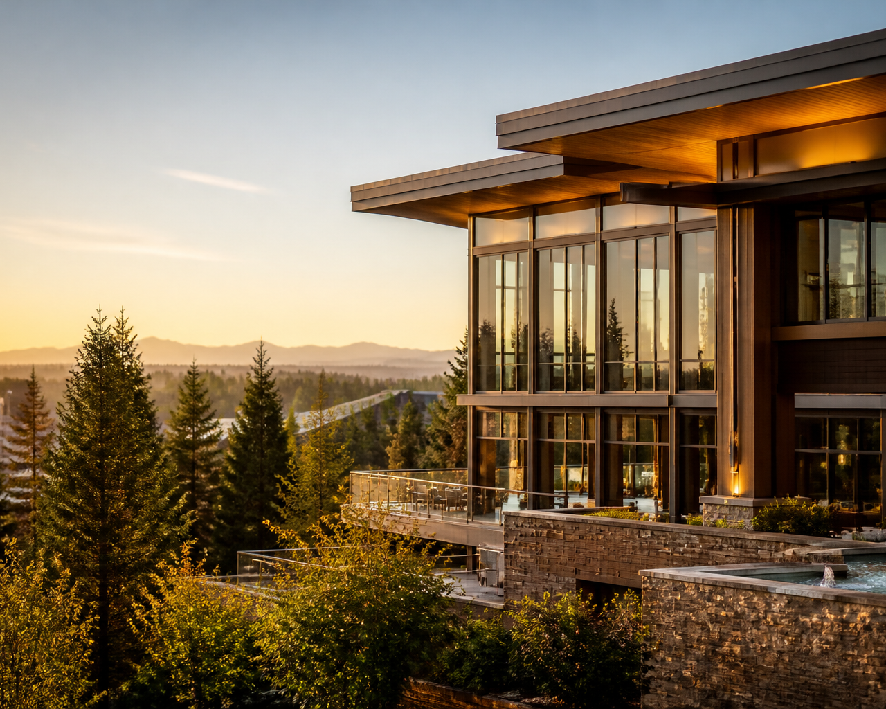 Hyatt Regency Bellevue in Bellevue, Washington — Downtown Bellevue's convention-anchor hotel — 732 rooms and suites inside Bellevue Place, with direct covered access to The Bellevue Collection, Meydenbauer Center, and Daniel's Broiler on the top floor.