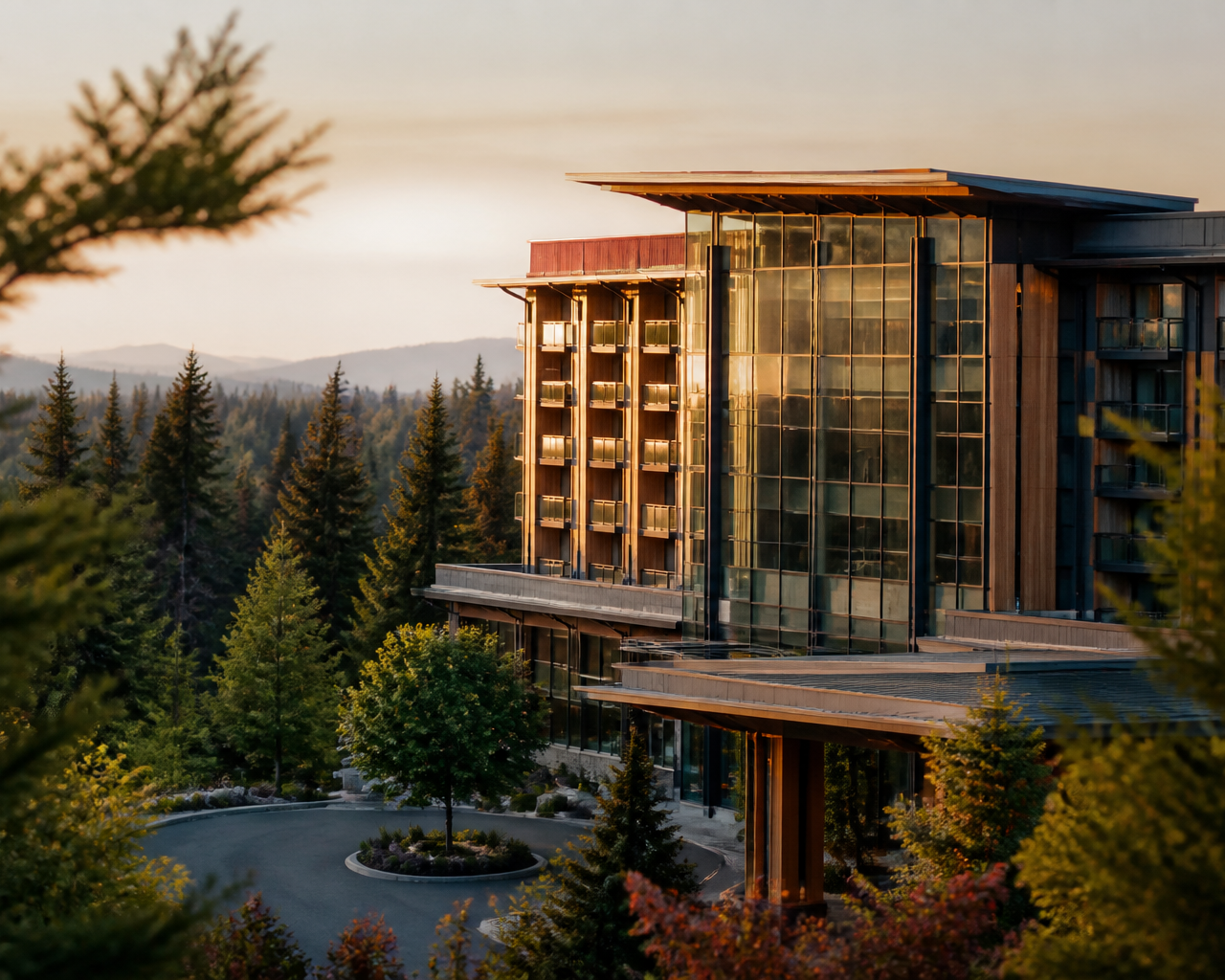 Sheraton Bellevue Hotel in Bellevue, Washington — Walkable downtown Sheraton near Bellevue Square.